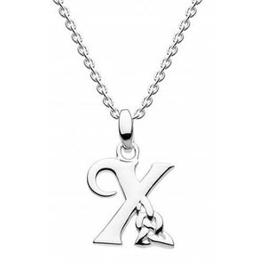 JB515-X Celtic Inspired Initials Pendant Creative Irish gift