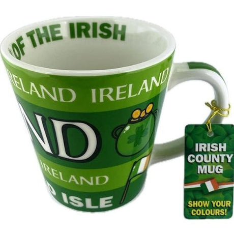 JCW-25730 Ceramic Irish County Mug Creative Irish Gifts
