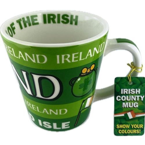 JCW-25730 Ceramic Irish County Mug Creative Irish Gifts
