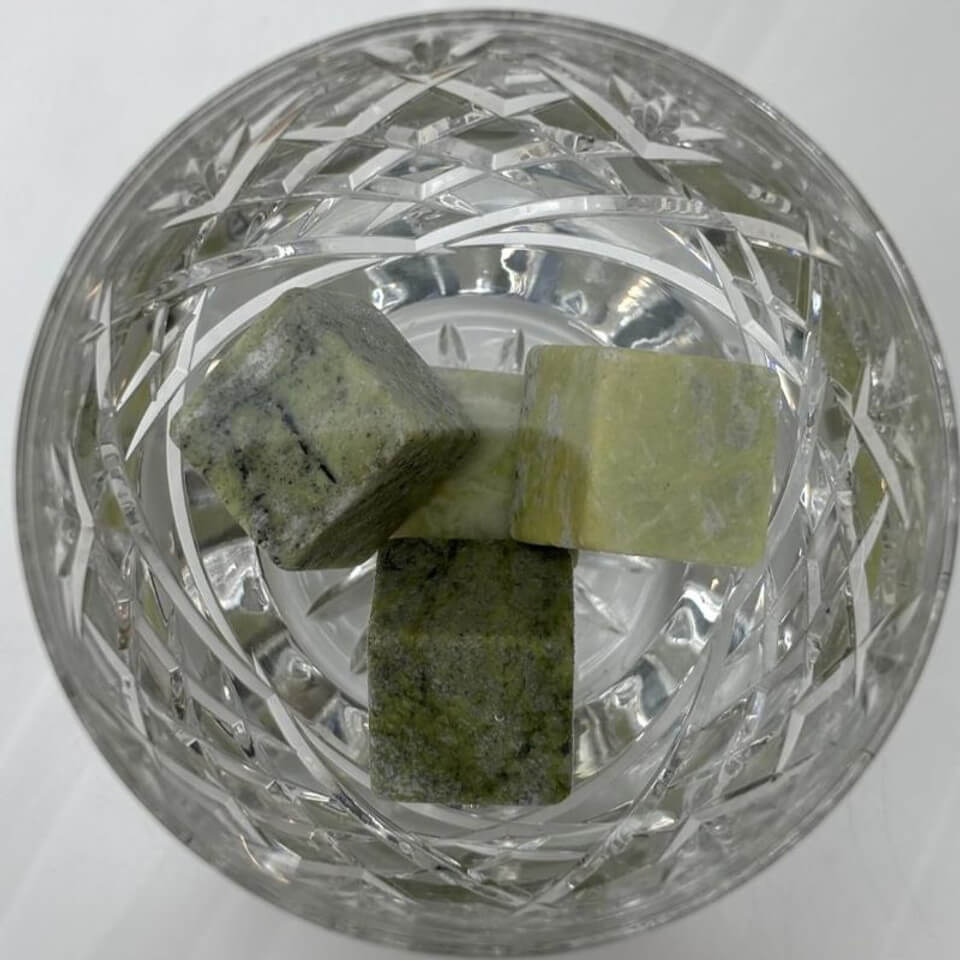 KC904 Genuine Connemara Marble Whiskey Stones, Set of 4 Creative Irish gift.com