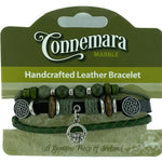 JCW-46614 Handcrafted Connemara Beads Bracelets, Claddagh Creative Irish Gifts
