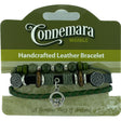 JCW-46612 Handcrafted Connemara Beads Bracelets, Claddagh Ring Charm Creative Irish Gifts
