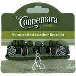 JCW-46614 Handcrafted Connemara Beads Bracelets, Trinity Knot Creative Irish Gifts
