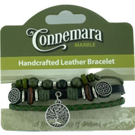 JCW-46616 Handcrafted Connemara Beads Bracelets, Tree of Life Creative Irish Gifts
