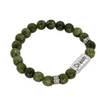JCW-46620 Connemara Marble Beads Bracelet, Dream Charm Studio Creative Irish Gifts
