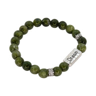 JCW-46620 Connemara Marble Beads Bracelet, Dream Charm Studio Creative Irish Gifts
