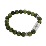 JCW-46621 Connemara Marble Beads Bracelet, Inspire Charm studio Creative Irish Gifts
