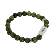 JCW-46621 Connemara Marble Beads Bracelet, Inspire Charm studio Creative Irish Gifts
