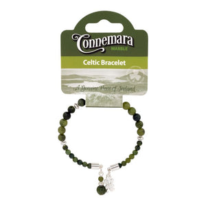 JCW-46626 Connemara Charm Bracelets Double Shamrock Creative Irish Gifts