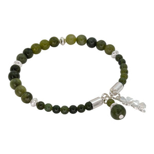 JCW-46626 Connemara Charm Bracelets Double Shamrock Creative Irish Gifts