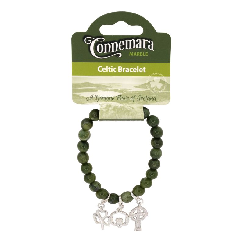 Irish Symbols Connemara Stretch Bracelet - Creative Irish Gifts