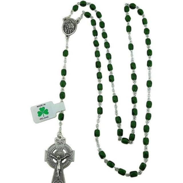 JCW-G2180 Ceramic Beads Little Irish Rosary with Cross Creative Irish Gifts

