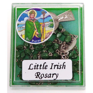 JCW-G2180 Ceramic Beads Little Irish Rosary with Cross Creative Irish Gifts
