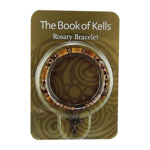 JCW-RB82202 Handcrafted Irish Rosary with Silver-tone Charm Creative Irish Gifts
