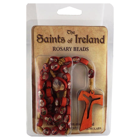 Saints of Ireland Wood Rosary Creative Irish Gifts
