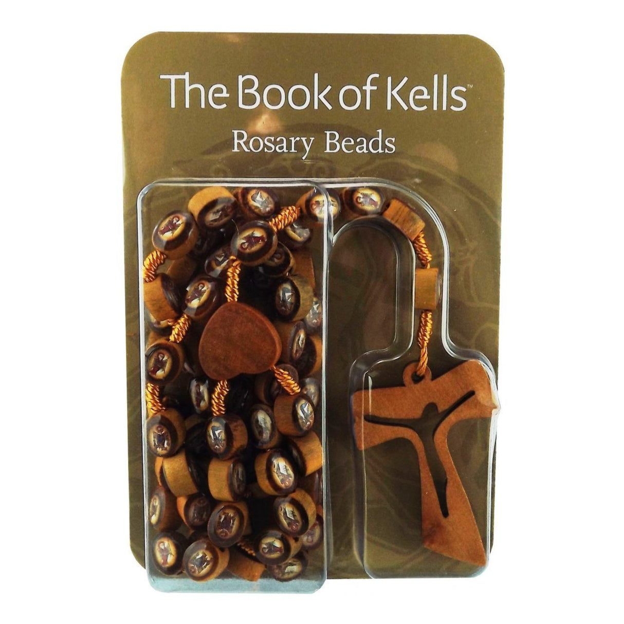Book of Kells Wood Rosary Creative Irish Gifts
