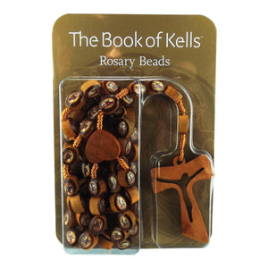 Book of Kells Wood Rosary Creative Irish Gifts
