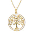 Tree of Life Gold and Enamel Necklace - Creative Irish Gifts