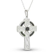 Connemara Marble Celtic Cross Necklace - Creative Irish Gifts
