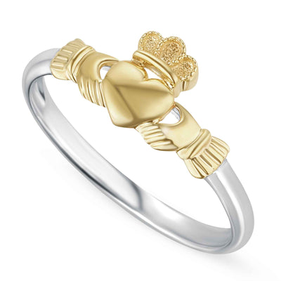 Two Tone Claddagh Ring - Creative Irish Gifts