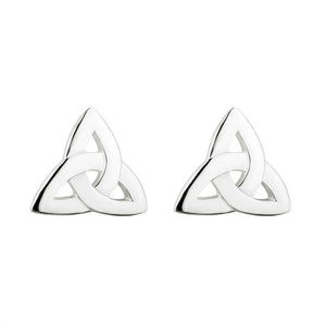 Silver Trinity Knot Stud Earrings Studio Creative Irish Gifts