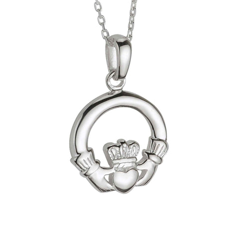 Sterling Silver Claddagh Necklace - Creative Irish Gifts