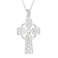 Copy of Sterling Silver Celtic Cross Necklace - Creative Irish Gifts
