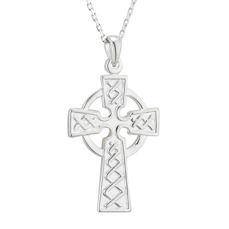 Copy of Sterling Silver Celtic Cross Necklace - Creative Irish Gifts