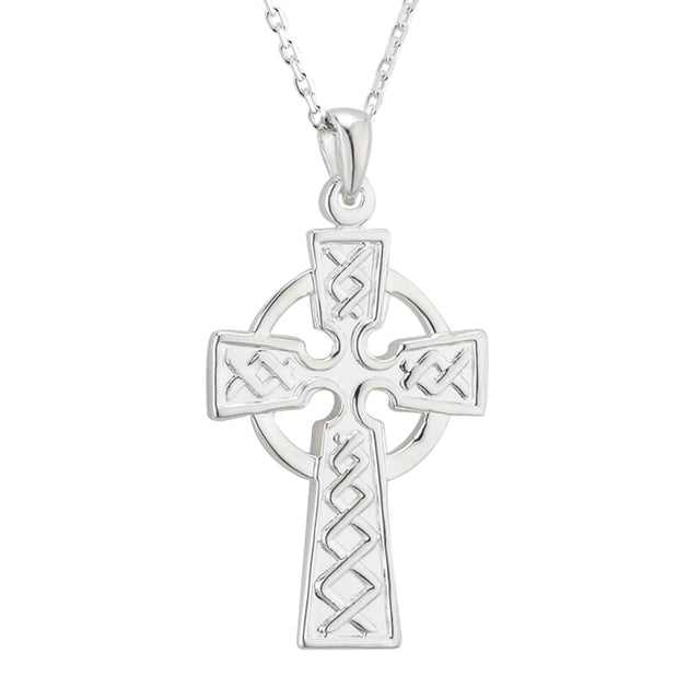 Copy of Sterling Silver Celtic Cross Necklace - Creative Irish Gifts