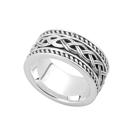 Silver Men's Celtic Knot Ring - Creative Irish Gifts