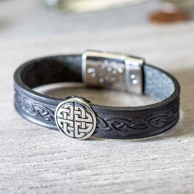 Celtic Cuff, Black - Creative Irish Gifts