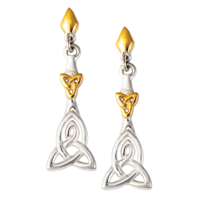Celtic Trinity Knot Post Earrings - Creative Irish Gifts