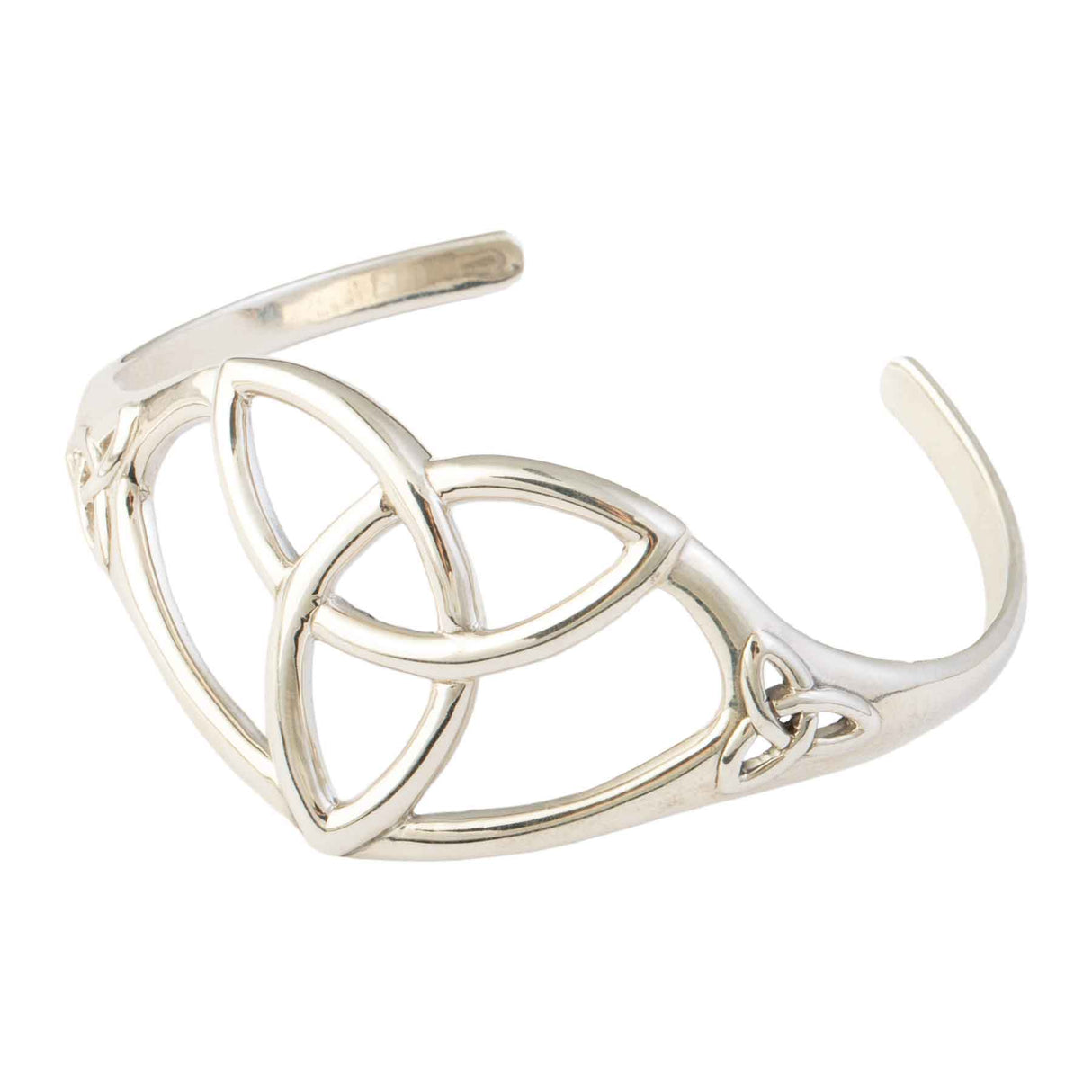 Celtic Triquetra Knot Silver Bracelet - Creative Irish Gifts
