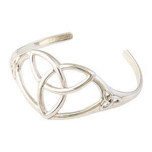 Celtic Triquetra Knot Silver Bracelet - Creative Irish Gifts
