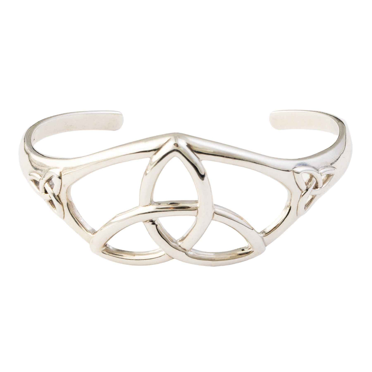 Celtic Triquetra Knot Silver Bracelet - Creative Irish Gifts
