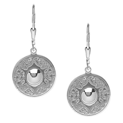 Celtic Warrior Shield Small Earrings - Creative Irish Gifts