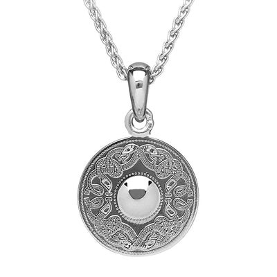 Celtic Warrior Shield Small Necklace - Creative Irish Gifts