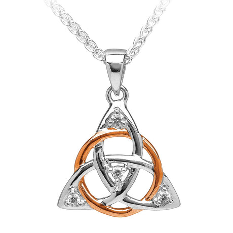 Intertwined Trinity Knot Necklace - Creative Irish Gifts