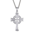 Small Celtic Cross Necklace with Curb Chain - Creative Irish Gifts