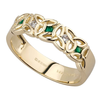 14K Trinity Ring - Creative Irish Gifts