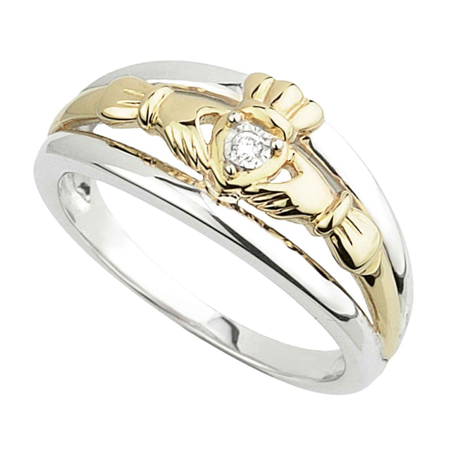 Gold and Silver Claddagh Ring - Creative Irish Gifts
