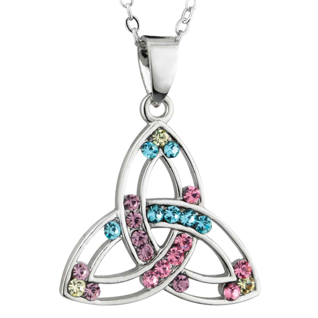 Colorful Trinity Necklace - Creative Irish Gifts