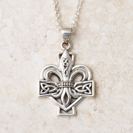 Celtic Cross Heart Necklace - Creative Irish Gifts