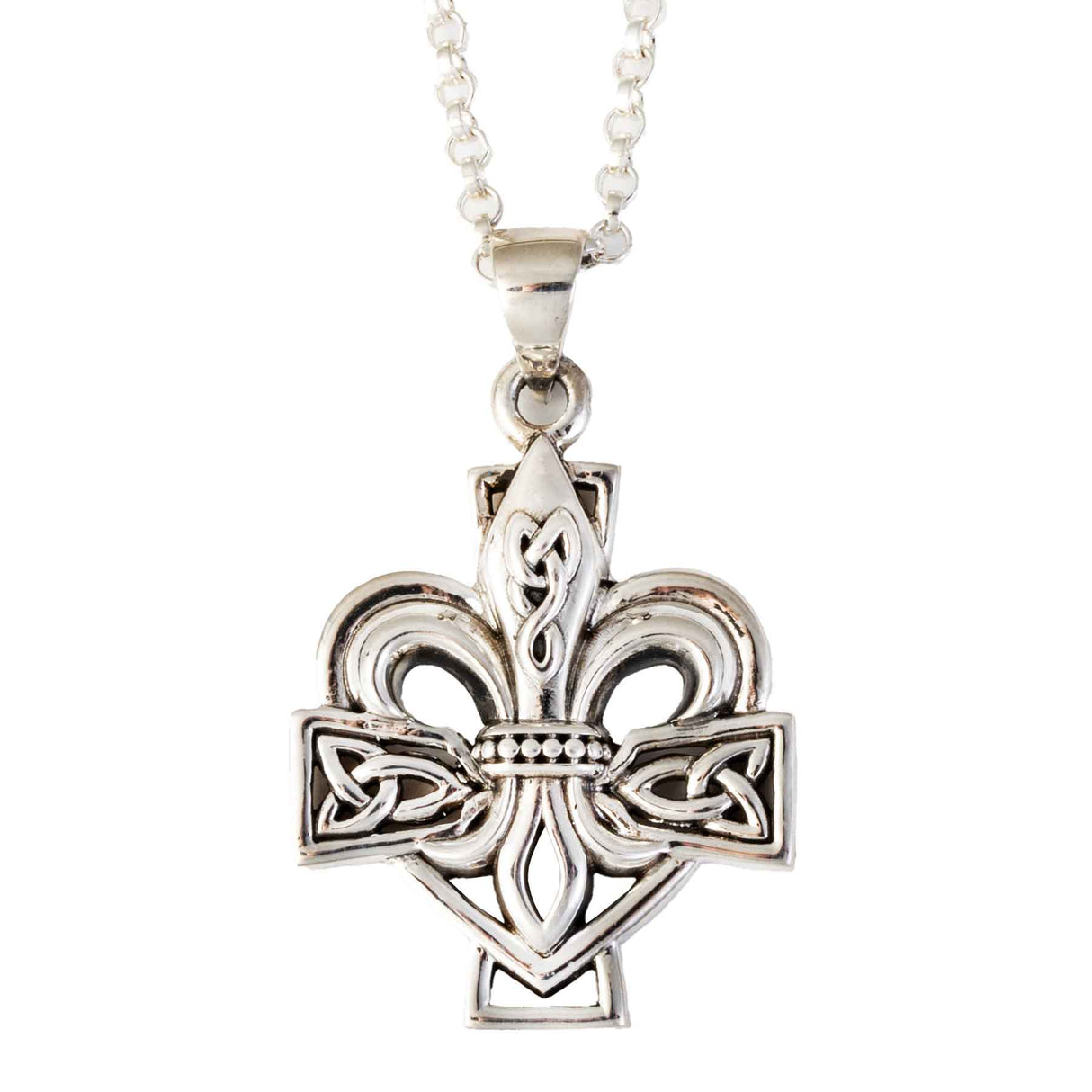 Celtic Cross Heart Necklace - Creative Irish Gifts