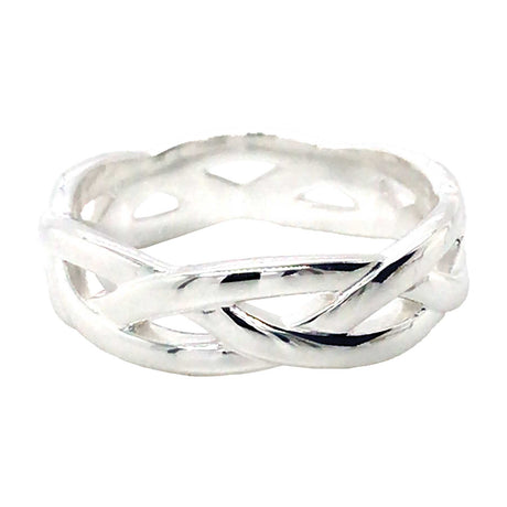 Celtic Weave Ring, Womens - Creative Irish Gifts