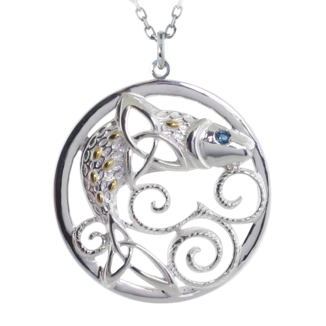 Legend of the Salmon of Knowledge Necklace - Creative Irish Gifts