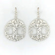 JMH- 7107 Irish Ancestry Tree of Life Silver Earrings  Creative Irish Gifts
