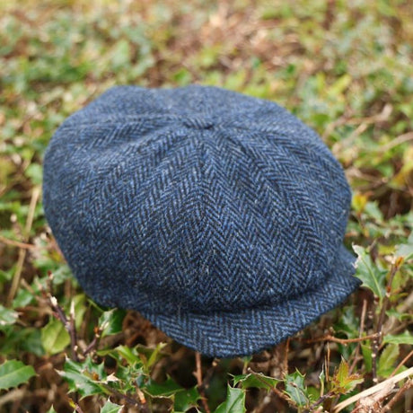 Men's Irish & Scottish Tweed Newsboy Hat Blue Lifestyle Creative Irish Gift