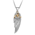 Trinity Angel Wing Necklace - Creative Irish Gifts