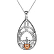 Large Claddagh & Trinity Necklace - Creative Irish Gifts